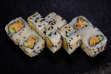 Japanese roll with crab