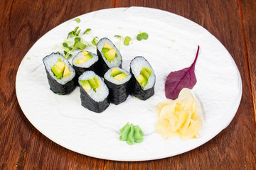 Japanese avocado roll