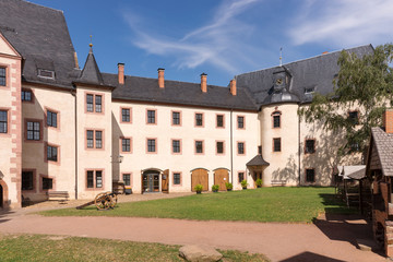 Fototapeta na wymiar Burg Mildenstein, Leisnig in Sachsen