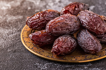Fresh Medjool Dates. Ramadan kareem.