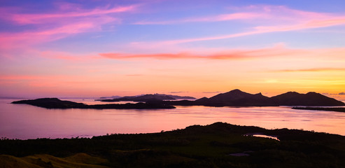 Obraz premium Amazing view over the Yasawa islands
