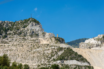 White Marble Quarry of Carrara - Apuan Alps (Alpi Apuane)