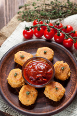 Canned salmon meatballs