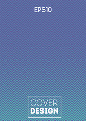 Minimal geometric cover, vector trendy retro corporate identity design. Glitch neon music party blend background. Blend minimal futuristic cover, linear corporate identity, trendy stripes ad banner.