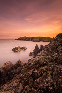 Easterly view of Galley Head Lighthouse, West Cork.