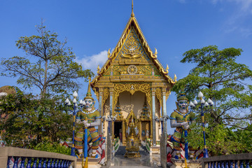 Wat Plai Laem temple in Ban Bo Phut, Ko Samui, Thailand, Asia