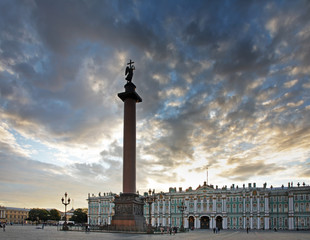 Fototapeta na wymiar Palace Square in Saint Petersburg. Russia