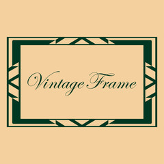 Art Deco Frame