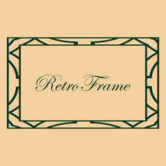 Art Deco Frame