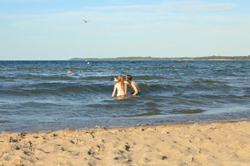 Selfy, Baltic sea.