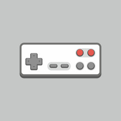 Video game Joystick icon. flat style. isolated on white background