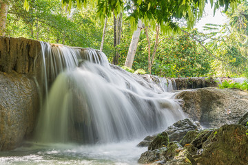 Fototapeta na wymiar Chet Sao Noi waterfall in national park