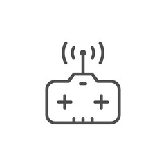 Remote control toy line icon