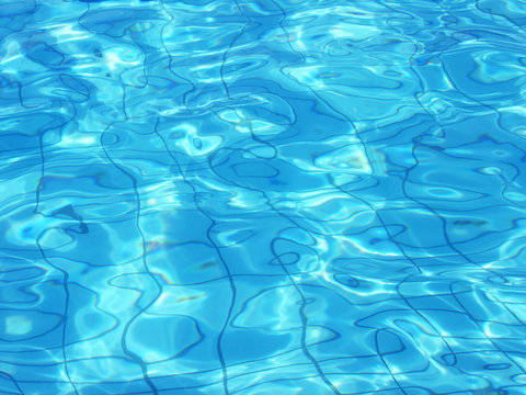 Wasser im Pool, k&uuml;hl, erfrischend, Textraum, copy space