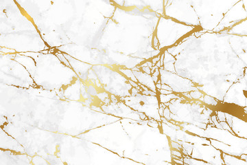 Marble vector design with gold texture design for luxury packaging wedding card and cover design template.