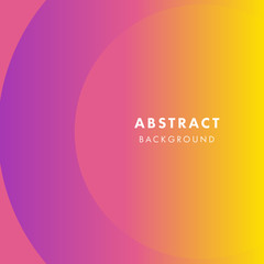 Abstract yellow and purple background with flat dynamic circle design. Modern purple colored memphis for covers, placards, posters, flyers and banner designs. Vector illustration