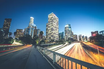 Zelfklevend Fotobehang Los Angeles Los angeles downtown