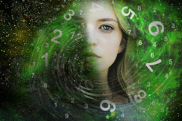 Space woman and numerology