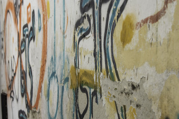 Wall art graffiti