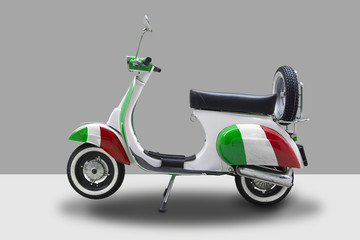 Scooter tricolore italiano