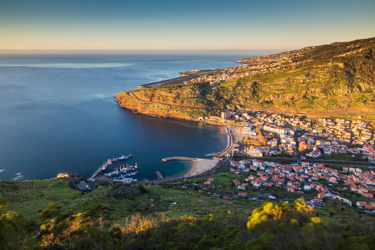 Machico city in Madeira, Portugal
