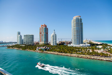 Fototapeta na wymiar Miami Beach in Florida