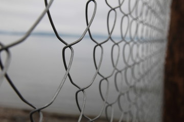 Fence by the sea
