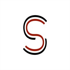 ss, csc, s, scc initials line art geometric company logo