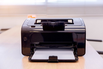 Printer scanner laser copy machine supplies in office.
