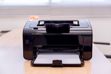 Printer scanner laser copy machine supplies in office.