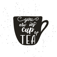 Lettering poster for kitchen 