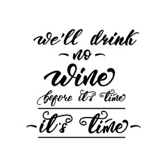 Lettering poster for kitchen 