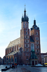 Fototapeta na wymiar Antic temple in Krakow