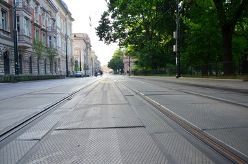 Rail road in Krakow