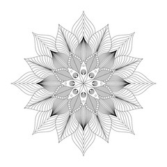 Mandala, tribal ethnic ornament, vector art