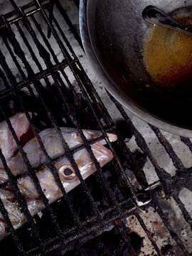 Grilled fish