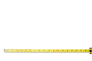 Measuring Tape  on white background.