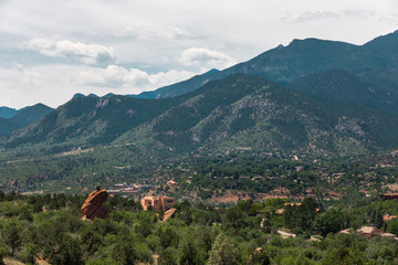 Fototapeta na wymiar Colorado Springs Landscape