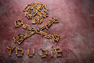 Stop Smoking Concept.