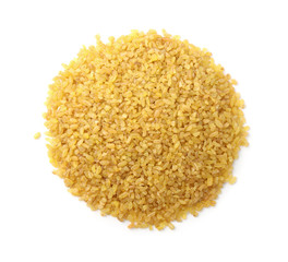  Top view of dry bulgur heap