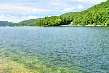長野県　大町市木崎湖