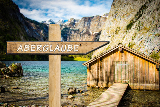 Schild 300 - Aberglaube