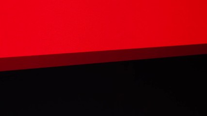 A flashing text, Porn, on a red and black background on an LCD computer screen. Angled shot.

