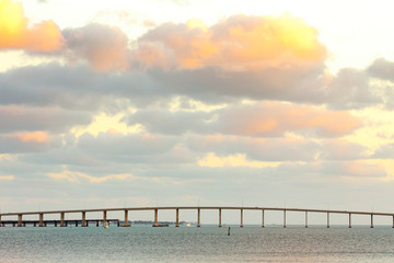 Rickenbacker Causeway, Miami, FLorida, USA