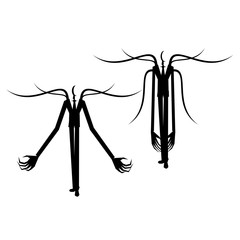 Slenderman Figure Vector