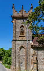 Fototapeta na wymiar Church Clock Tower