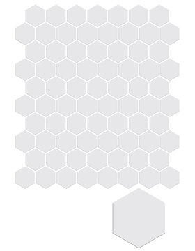 Seamless honeycomb pattern. Seamfree honey comb hexagon vector pattern.