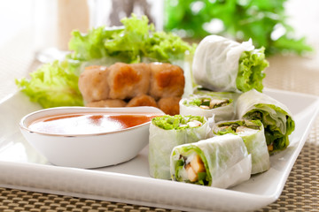 Vietnamese spring rolls
