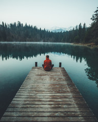 ruhiger Morgen am See