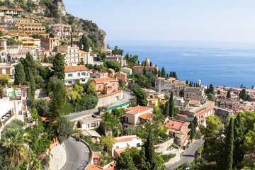 Overview of Taormina, Italy